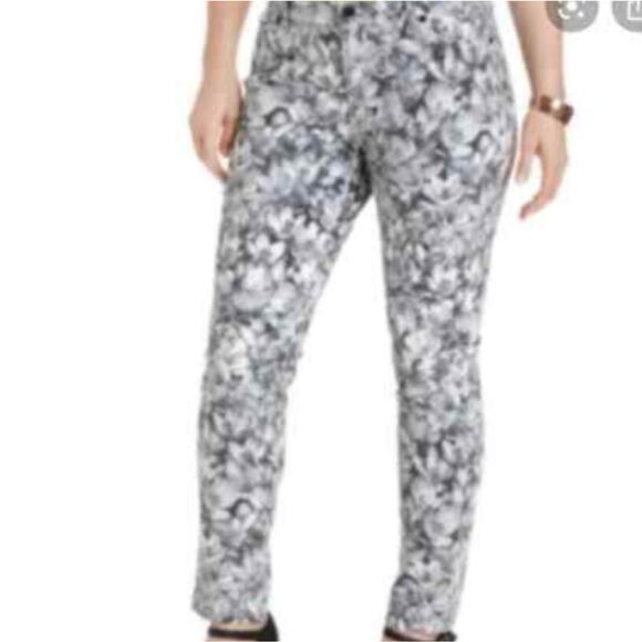 MICHAEL KORS Women's Gray Floral Pants Size 16W. - Picture 1 of 15